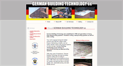 Desktop Screenshot of germanbuildingtechnology.co.za